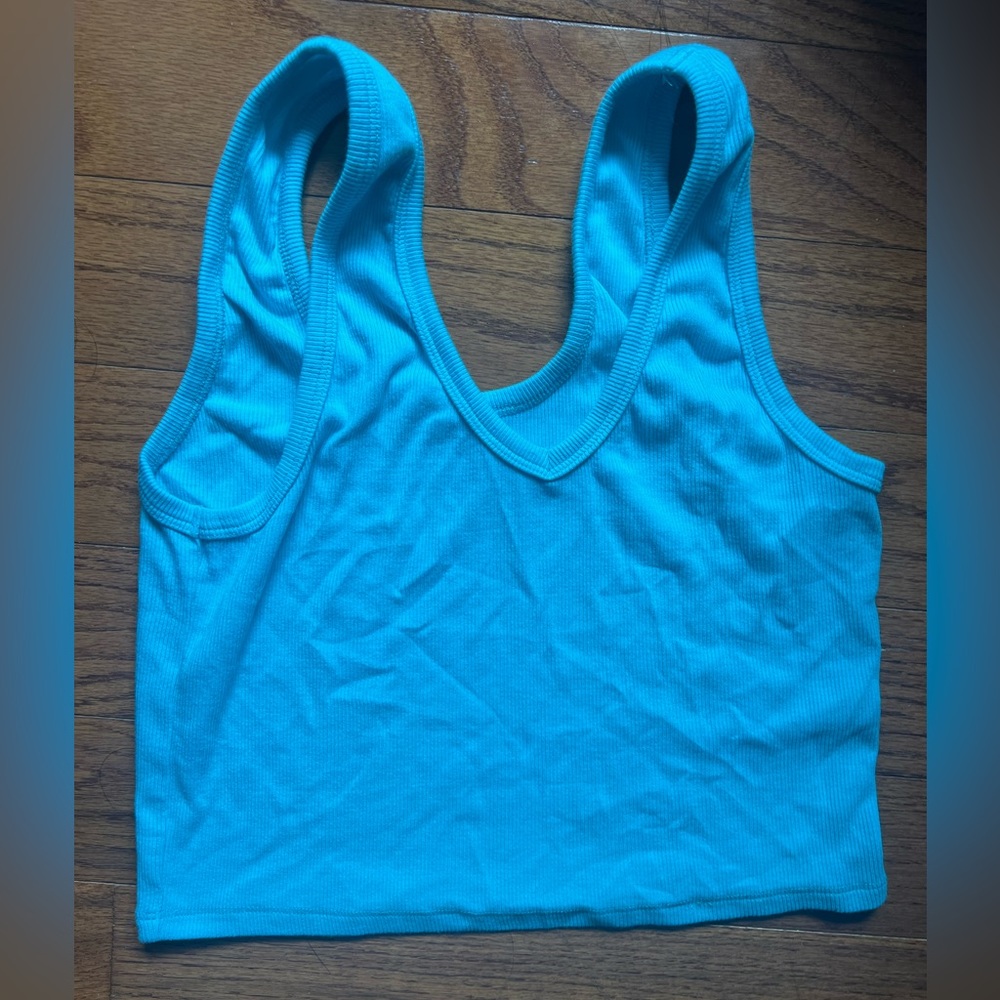 Blue tank top